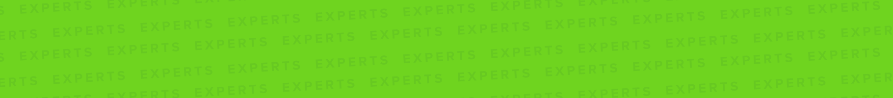 Experts repeated many times with a slight inclination on a background color.