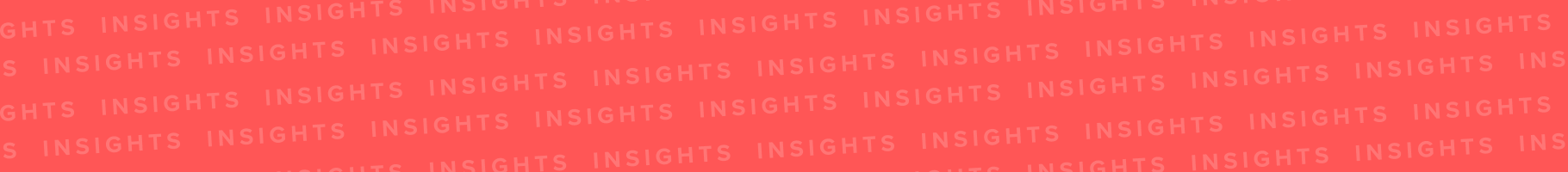 Insights repeated many times with a slight inclination on a background color.