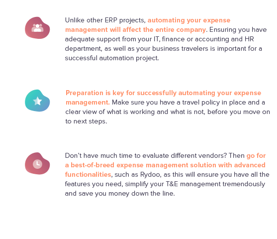 Travel & Expense Management The 5step Plan To Automation Rydoo