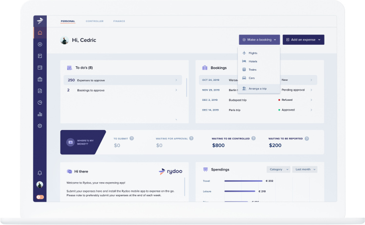 Lapton Screen Dashboard