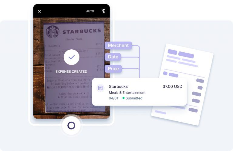 Phone scanning receipts