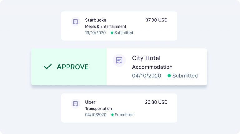 aplicación de control de gastos - receipt-approval