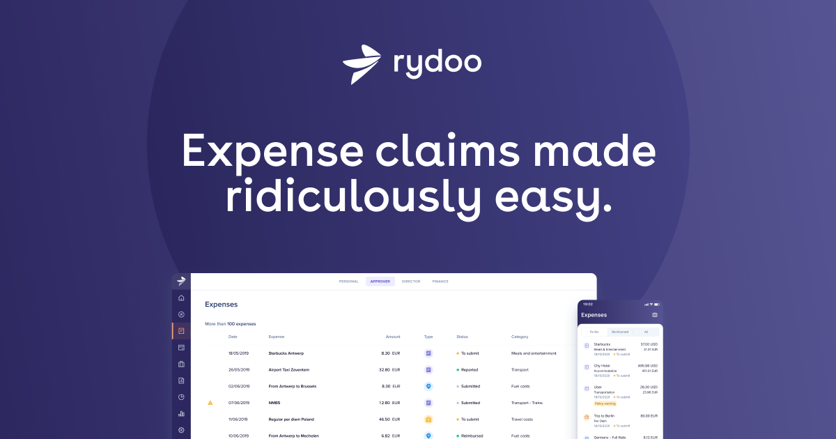 Expense claims made ridiculously easy