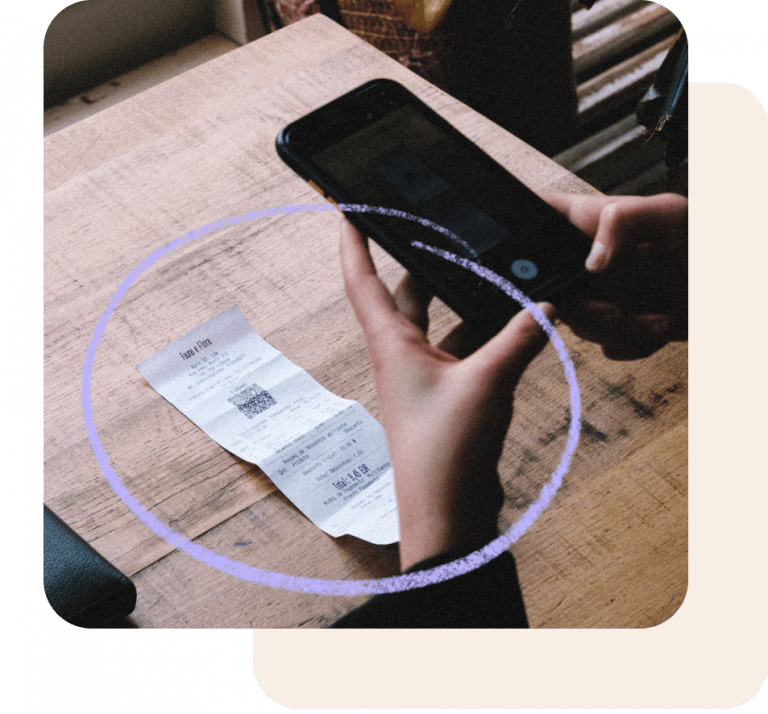 Go paperless scan receipt