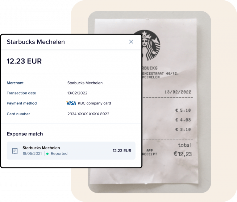 Reconcile transactions illustration