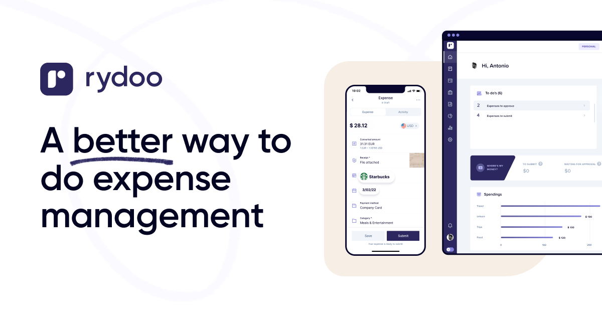 Rydoo - Best-in-class expense management solution