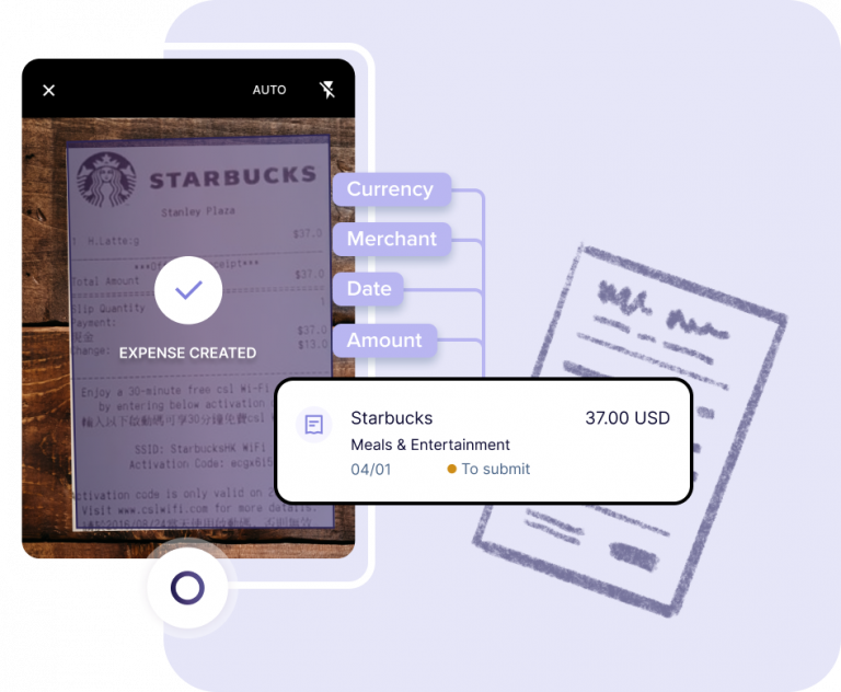 Easy scan illustration mockup phone