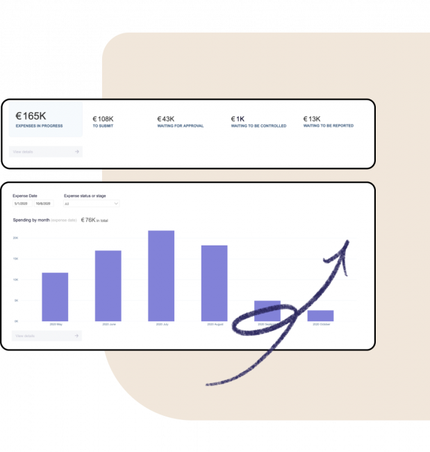 Insights illustration mockup phone