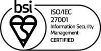 mark of trust certified ISOIEC-27001 information security management black logo