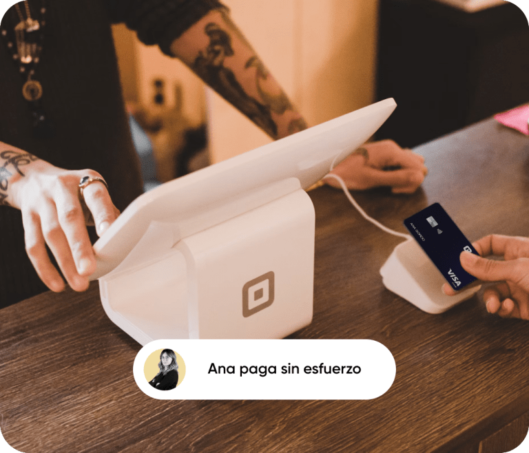 Ana paga sin esfuerzo