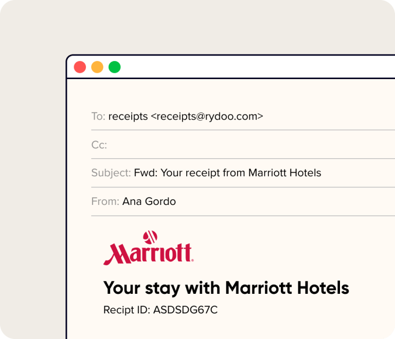 Receipt scanner - Digital receipt scanning - Marriott