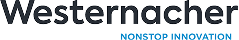 Westernacher logo + tagline gray