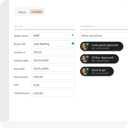 Accounts payable automates work