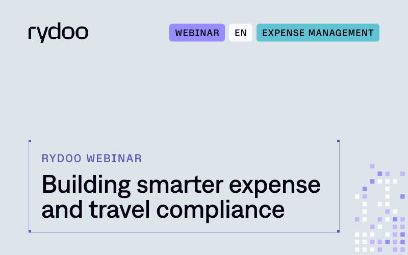 Building smarter expense and travel compliance · 800×500