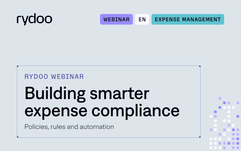 Building smarter expense compliance · 800×500
