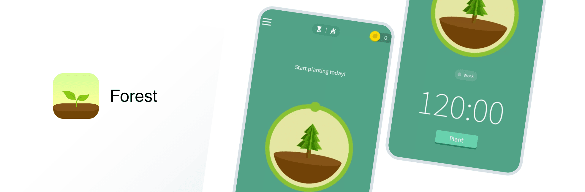 Cfo corner banner productivity apps forest