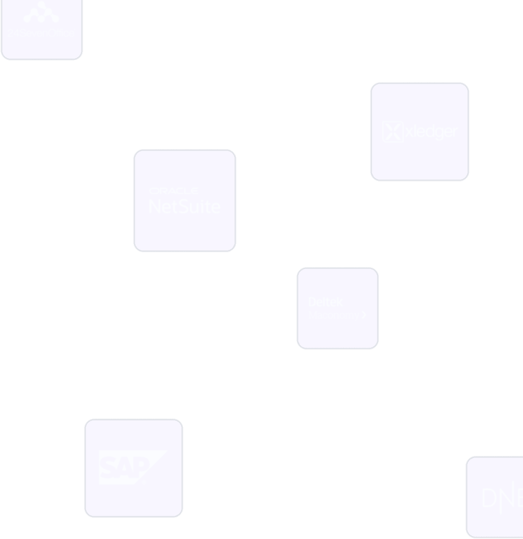 Integrations ap object top right