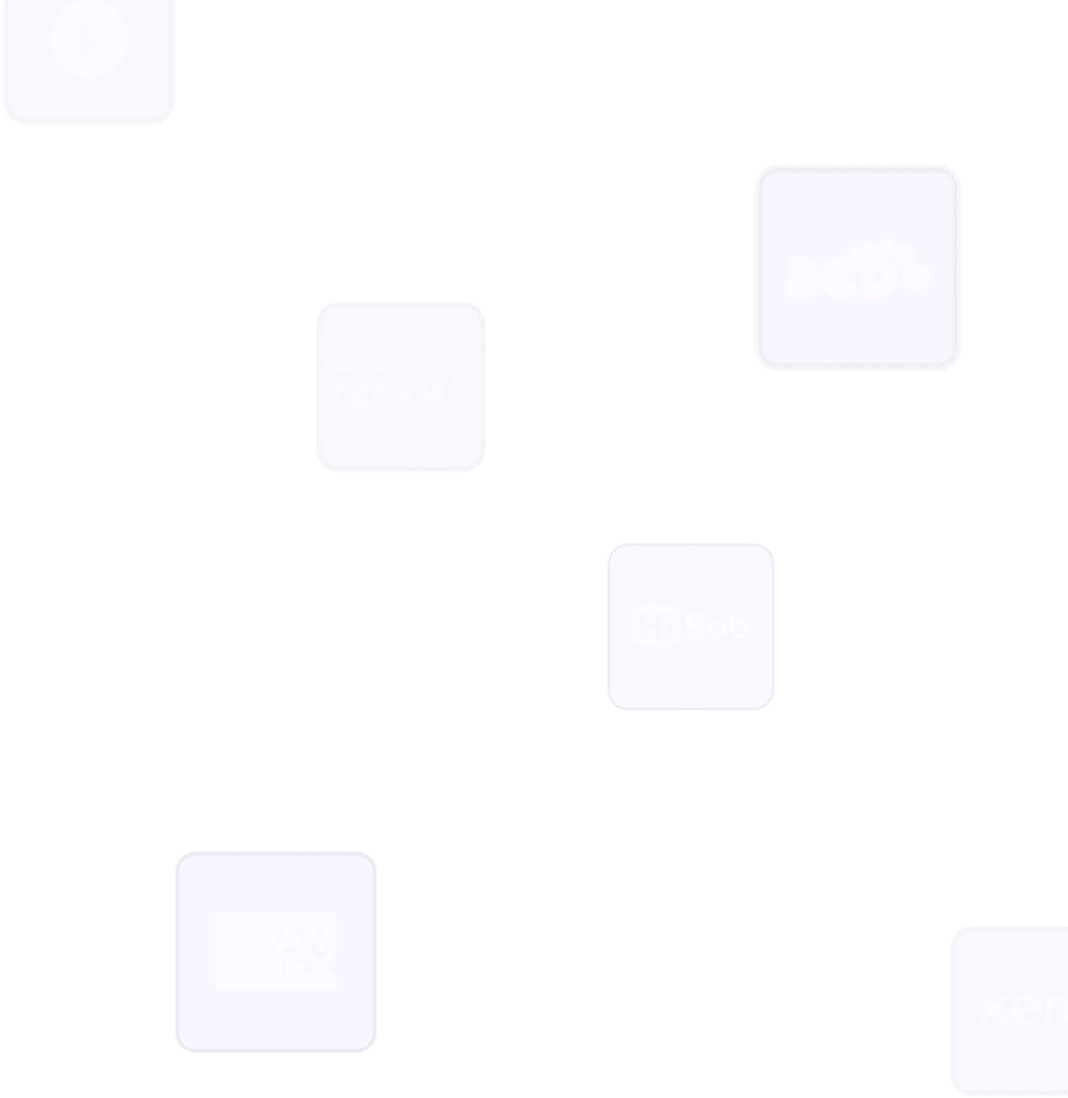Integrations exp object top right