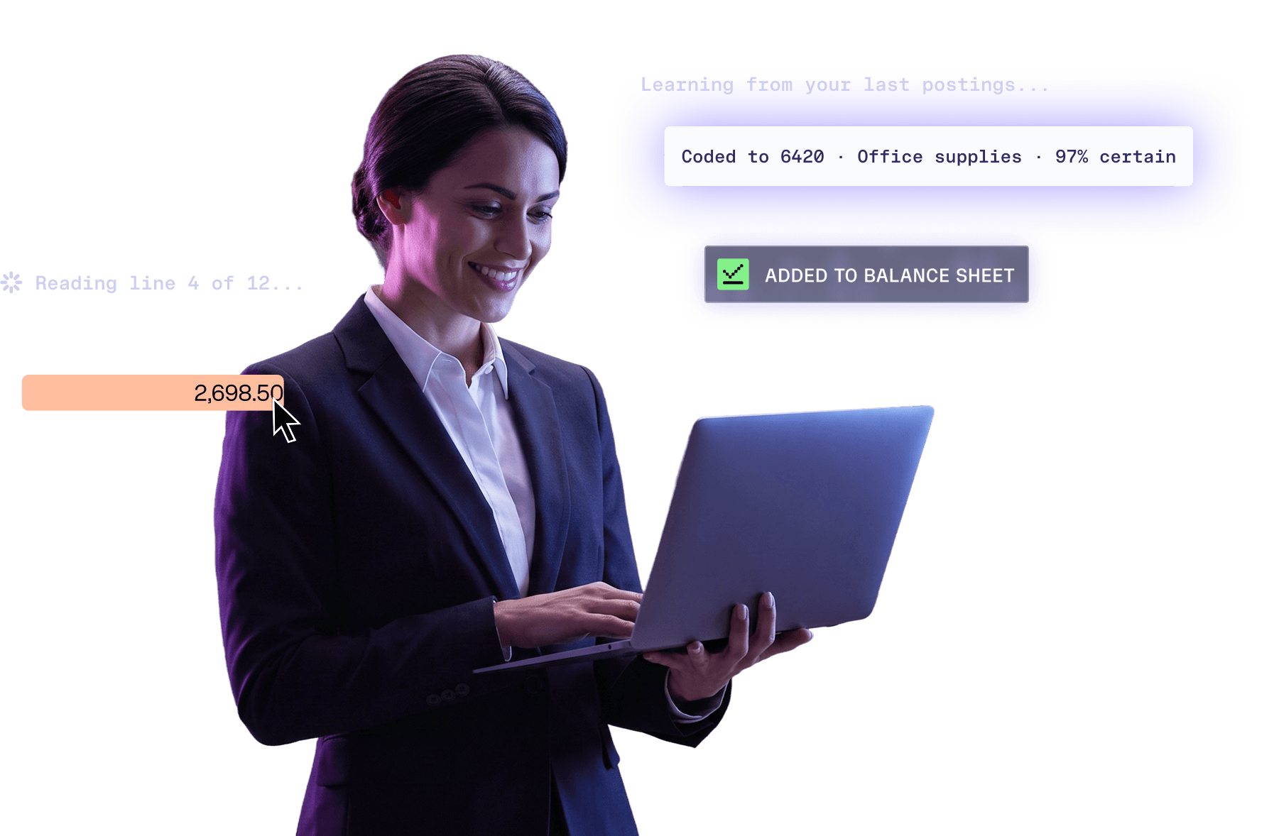 Intelligece accounts payable header