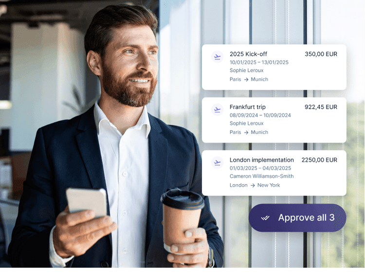 Review approve follow travel expense software