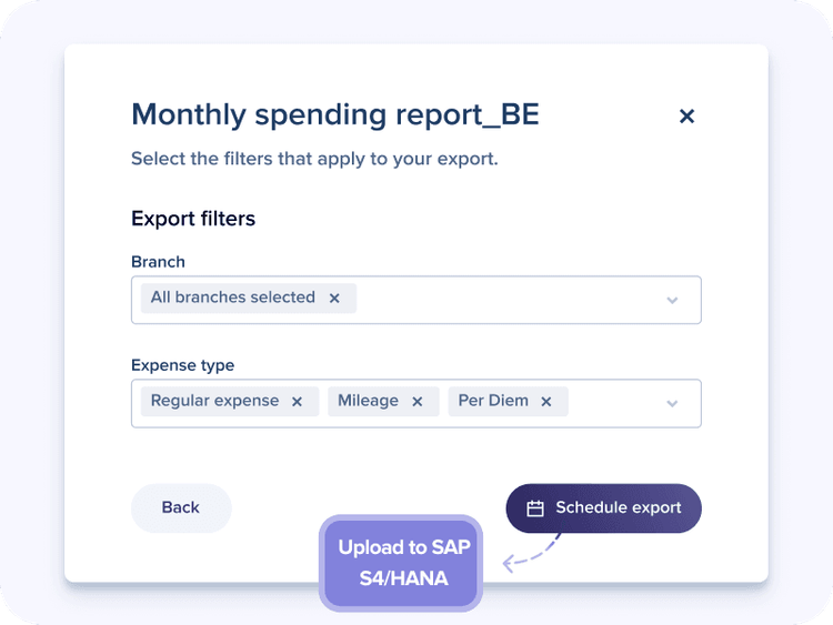 Sap rydoo custom csv excel export