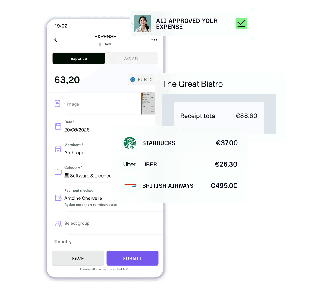 Rydoo expense