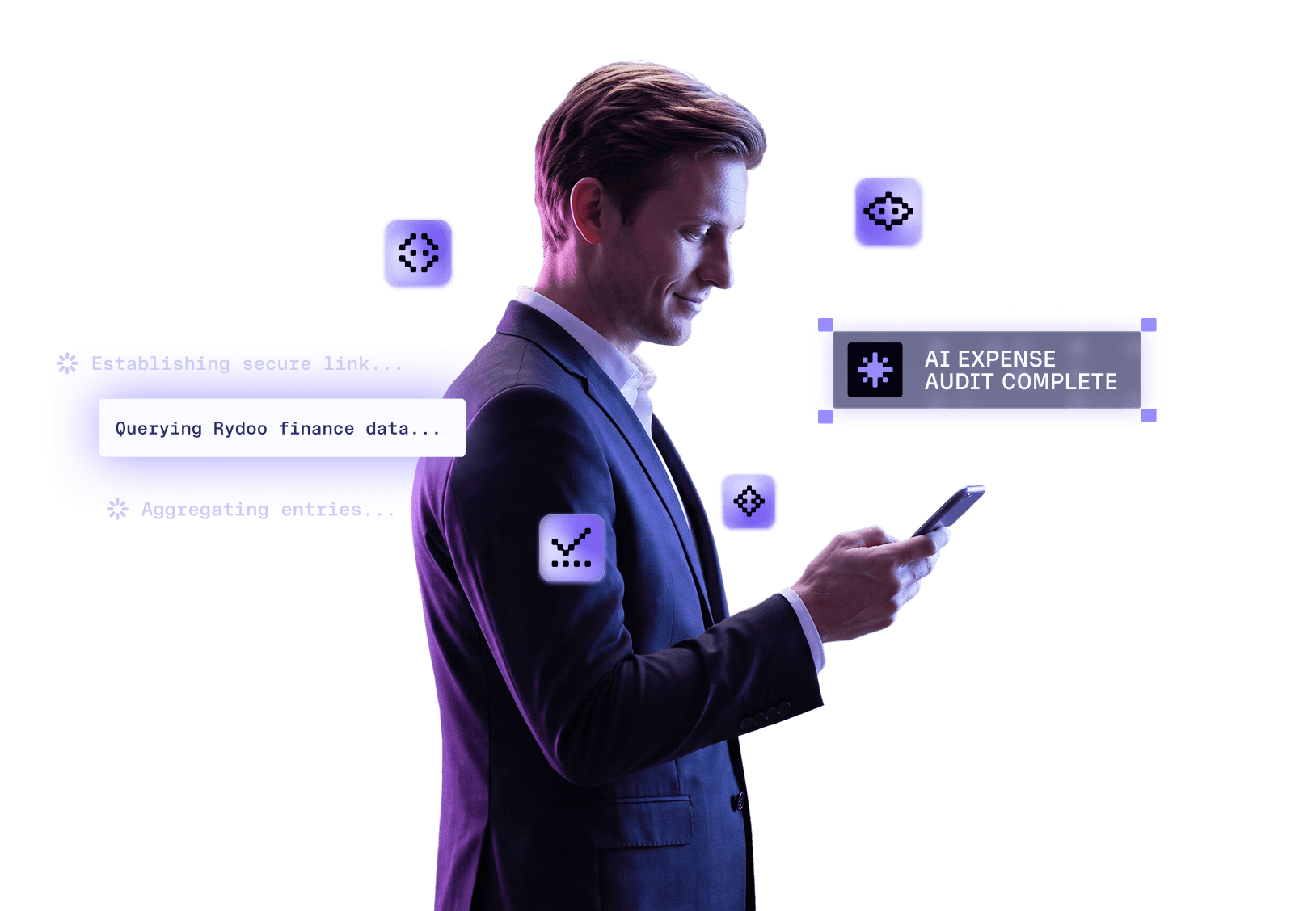 Rydoo intelligence expense management header