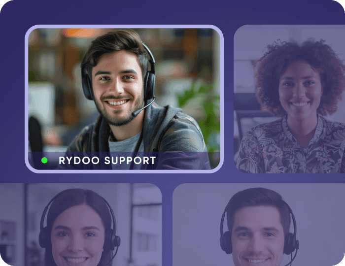Rydoo support card